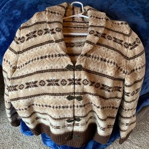 Brown wool sweater